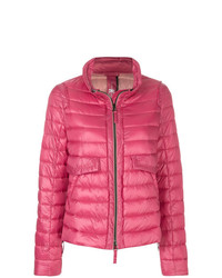 Женская ярко-розовая куртка-пуховик от Luisa Cerano