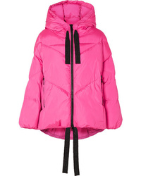 Женская ярко-розовая куртка-пуховик от Moncler Genius