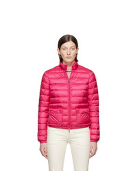 Женская ярко-розовая куртка-пуховик от Moncler