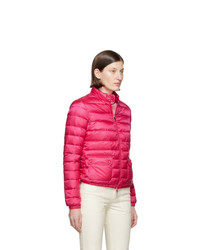 Женская ярко-розовая куртка-пуховик от Moncler