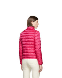 Женская ярко-розовая куртка-пуховик от Moncler