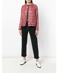 Женская ярко-розовая куртка-пуховик от Herno