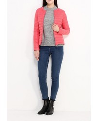 Женская ярко-розовая куртка-пуховик от Z-Design