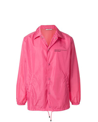 Мужская ярко-розовая куртка-рубашка от Valentino