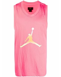 Мужская ярко-розовая майка с принтом от Nike