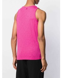 Мужская ярко-розовая майка от Ami Paris