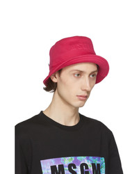 Мужская ярко-розовая панама от MSGM