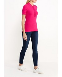 Женская ярко-розовая рубашка поло от Armani Jeans