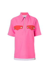 Женская ярко-розовая рубашка поло от Calvin Klein 205W39nyc