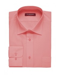 Мужская ярко-розовая рубашка с длинным рукавом от Allan Neumann