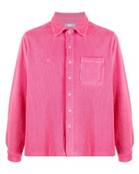 Мужская ярко-розовая рубашка с длинным рукавом от ERL