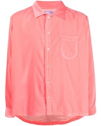 Мужская ярко-розовая рубашка с длинным рукавом от ERL
