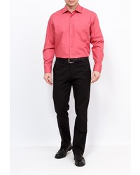 Мужская ярко-розовая рубашка с длинным рукавом от GREG