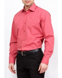 Мужская ярко-розовая рубашка с длинным рукавом от GREG