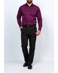 Мужская ярко-розовая рубашка с длинным рукавом от GREG