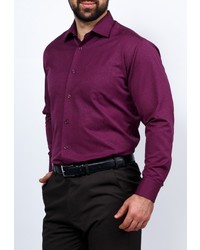 Мужская ярко-розовая рубашка с длинным рукавом от GREG