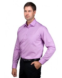 Мужская ярко-розовая рубашка с длинным рукавом от GREG