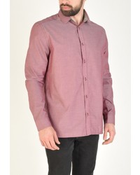 Мужская ярко-розовая рубашка с длинным рукавом от RPS