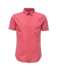 Мужская ярко-розовая рубашка с коротким рукавом от Fresh Brand