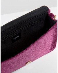 Ярко-розовая стеганая сумка через плечо от Asos
