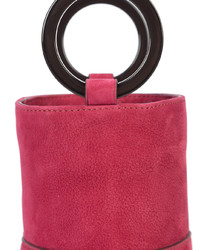 Ярко-розовая сумка-мешок от Simon Miller
