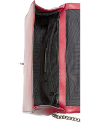 Женская ярко-розовая сумка с геометрическим рисунком от Rebecca Minkoff