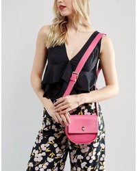 Ярко-розовая сумка через плечо от Warehouse