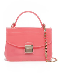 Женская ярко-розовая сумка от Furla