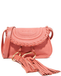 Женская ярко-розовая сумка от See by Chloe