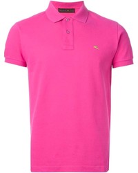 Ярко-розовая футболка-поло