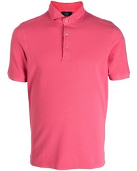 Мужская ярко-розовая футболка-поло от Barba