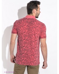 Мужская ярко-розовая футболка-поло от Bramante