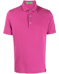 Мужская ярко-розовая футболка-поло от Drumohr