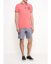 Мужская ярко-розовая футболка-поло от E-Bound