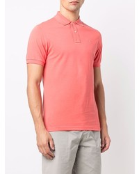 Мужская ярко-розовая футболка-поло от Hackett