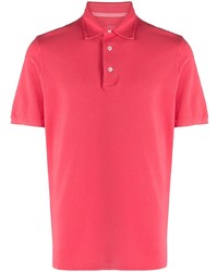 Мужская ярко-розовая футболка-поло от Fedeli