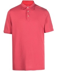 Мужская ярко-розовая футболка-поло от Fedeli