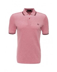 Мужская ярко-розовая футболка-поло от Fred Perry