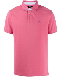 Мужская ярко-розовая футболка-поло от Hackett