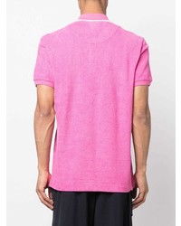Мужская ярко-розовая футболка-поло от Orlebar Brown