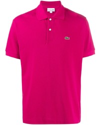 Мужская ярко-розовая футболка-поло от Lacoste