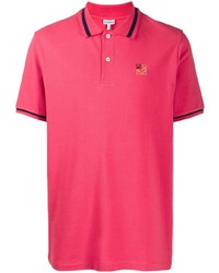 Мужская ярко-розовая футболка-поло от Loewe