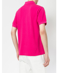 Мужская ярко-розовая футболка-поло от Junya Watanabe MAN