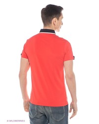 Мужская ярко-розовая футболка-поло от Mavango