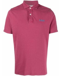 Мужская ярко-розовая футболка-поло от MC2 Saint Barth