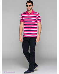 Мужская ярко-розовая футболка-поло от RETIEF