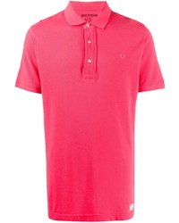 Мужская ярко-розовая футболка-поло от True Religion