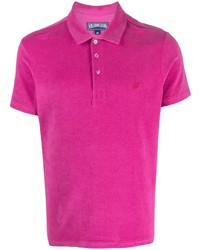 Мужская ярко-розовая футболка-поло от Vilebrequin