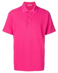 Мужская ярко-розовая футболка-поло от Yohji Yamamoto