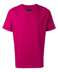 Мужская ярко-розовая футболка с круглым вырезом с принтом от RtA